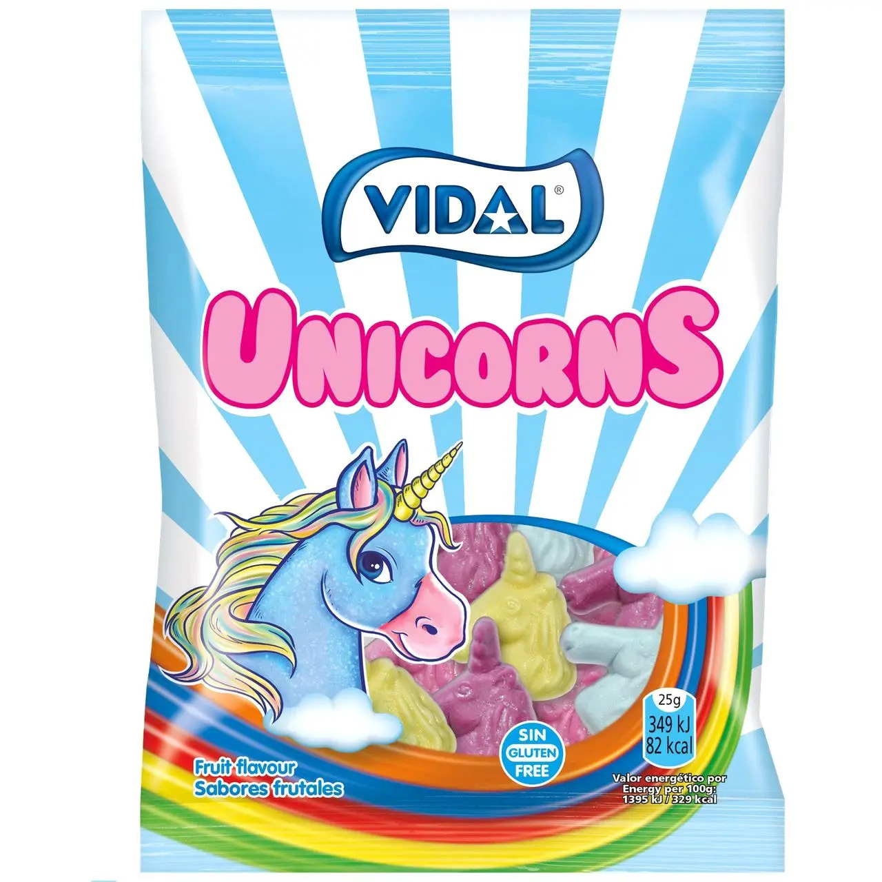 Желейні цукерки Єдинороги 90г ТМ VIDAL